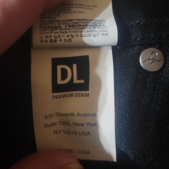 DL1961 Women's Black Emma Legging Pants - Away 360 - Size 31 - Picture 11 of 16